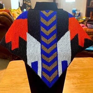 Sassy Jones Beaded Adeea Bib - NWOT